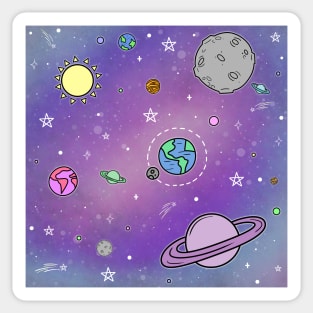 Intergalactic Galaxy Sticker